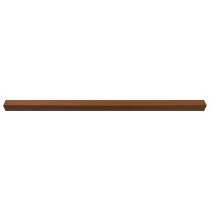 Dedeco 0181 Rubber Abrasive Block/Stick 6 x 1/4 x 1/4 - Brown Extra Coarse Aluminum Oxide 1/Unit