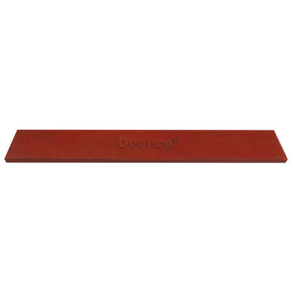 Dedeco 0204 Rubber Abrasive Block/Stick 6 x 1 x 1/8 - Red Fine Silicon Carbide 1/Unit