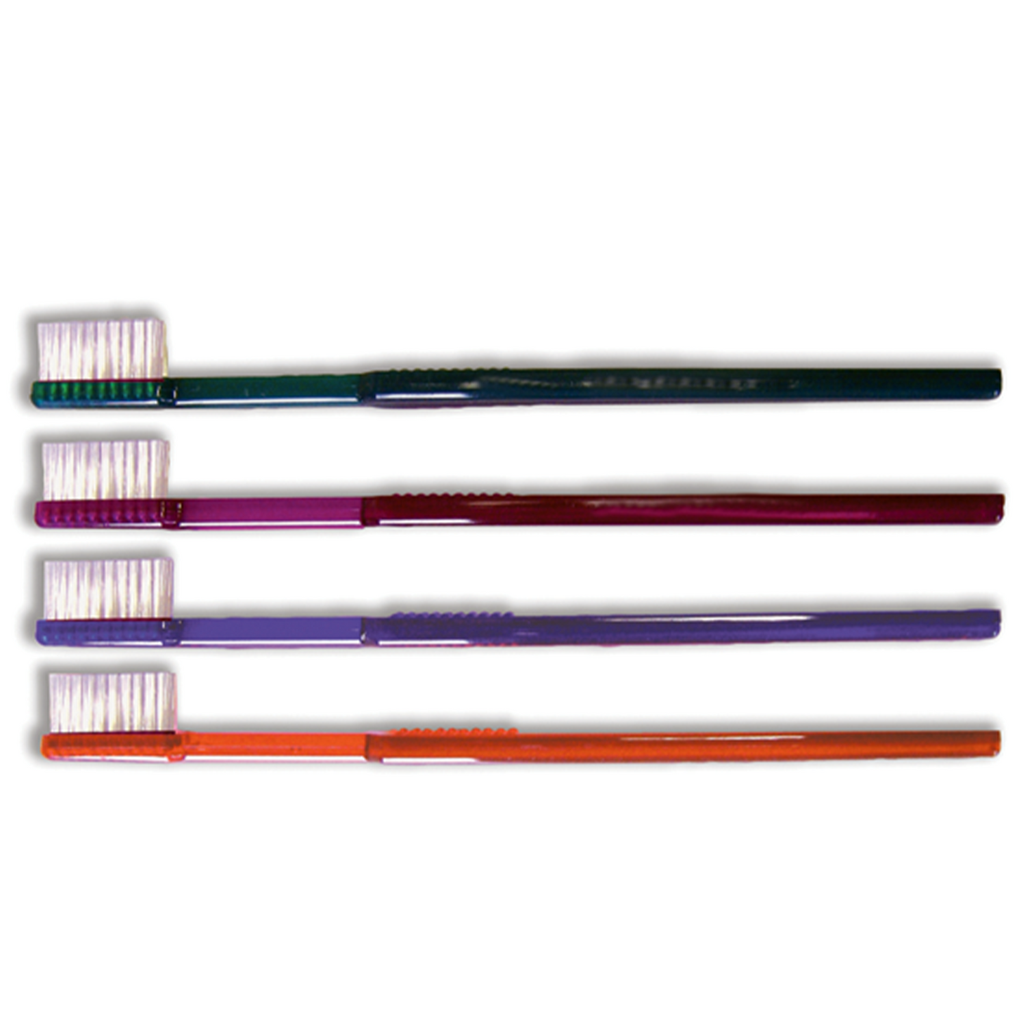 Oraline 000-10050 Adult Coral Max 39 Toothbrush - Soft Bristle Full Head Manual Toothbrush with Comfort Grip (144/Case)