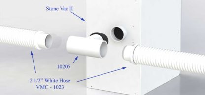 Vaniman 10205 Dust Collector Tee Adaptor for StoneVac Series Dust Collectors