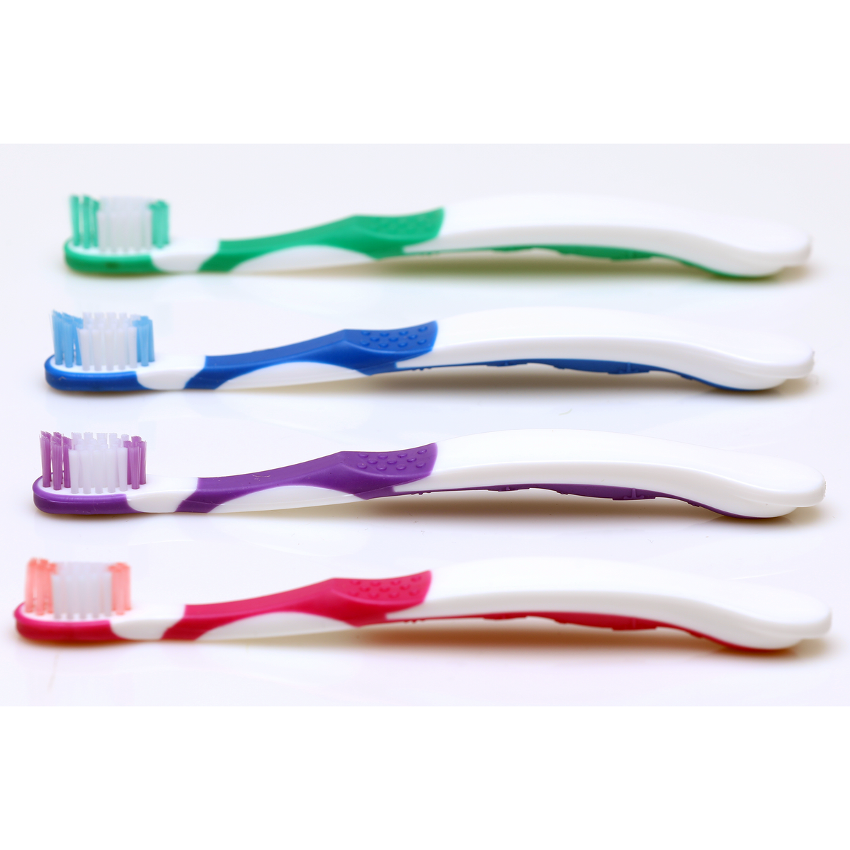 Oraline 000-10775B Premium Adult Deep Clean Full Head Toothbrush - Soft Interdental Bristle Toothbrush with Ergonomic Grip Handle (72/Case)