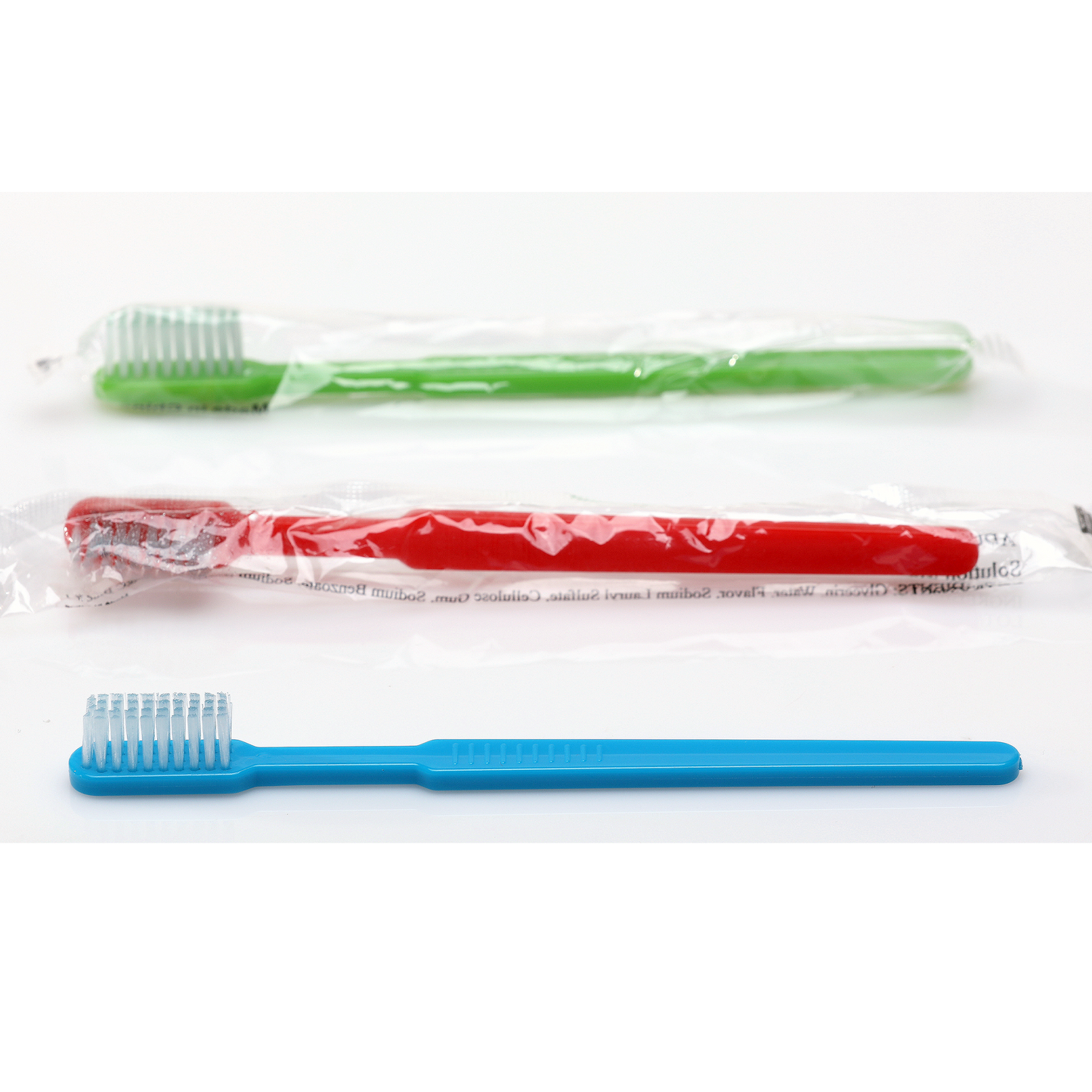 Oraline 000-10917 Pre-Pasted Mint Disposable Toothbrush - Soft Bristle Single-Use Travel Toothbrush with Fluoride Toothpaste (1000/Case)