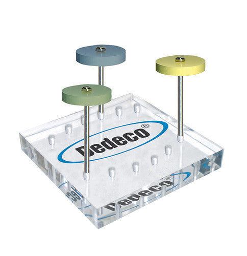 Dedeco 1120 Diamond Silicon Finish Polish 11/16 x 1/8 1/8 Shanks 3/Kit