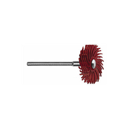 Dedeco 1263 Sunburst 7/8 TC 4-Ply Red 220 Grit Size (A/O) 3/32 6/Bx