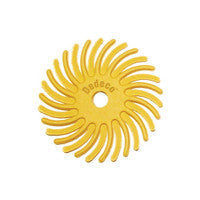 Dedeco 1276 Sunburst 1 TC Discs Yellow 80 Grit Size (A/O) 48/Bx