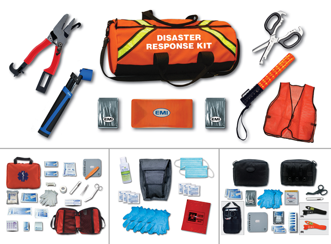 EMI 528 Disaster Response Kit with S.T.A.T. Tourniquet (Black) (A)
