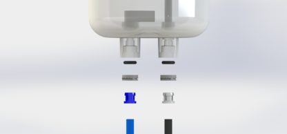 Vaniman 2257 Blue Tubing 1/4� OD by the foot