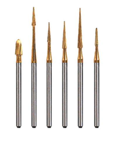 Dedeco 2300 FG Carbide Goldies T F Series 1 6/Kit