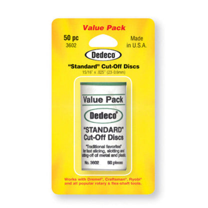 Dedeco 3602 Standard Cut-Off Discs 50/Bx