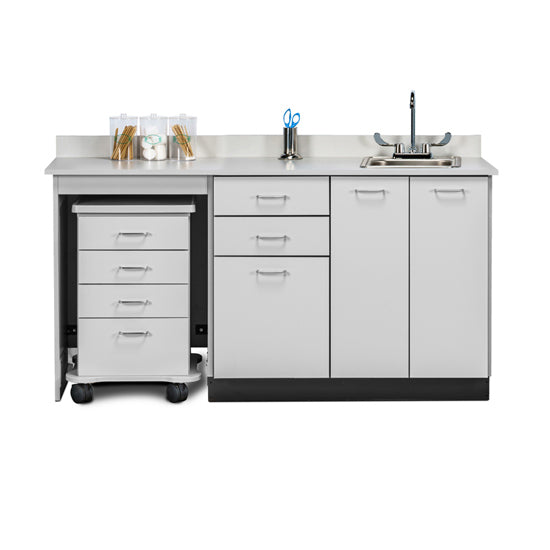 Clinton 48066L 66" Cart-Mate Cabinet/ Cart Left