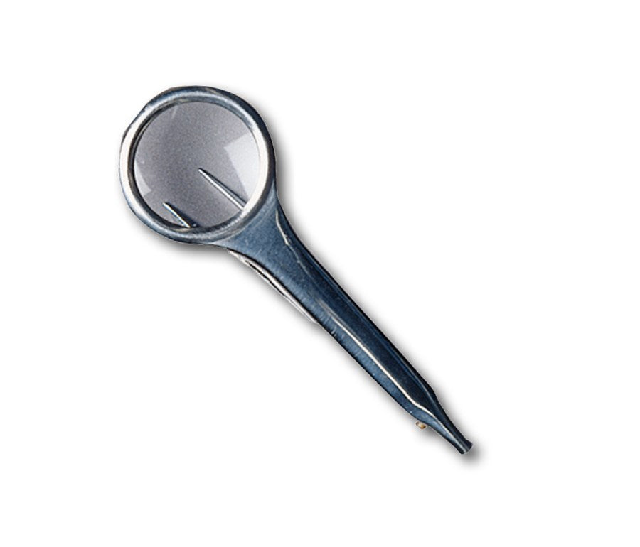 EMI 2470 Splinter Forceps w/Magnifying Glass 3 1/2