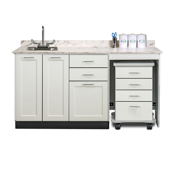 Clinton 58066R 66" Fashion Finish, Cart-Mate Cabinet/Cart Right