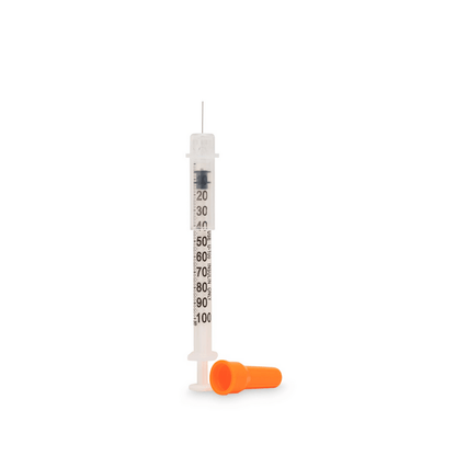 Myco Medical INSY28G051-S.5ML - RELI® Safety Insulin Syringes, Sterile, 28G x 1/2