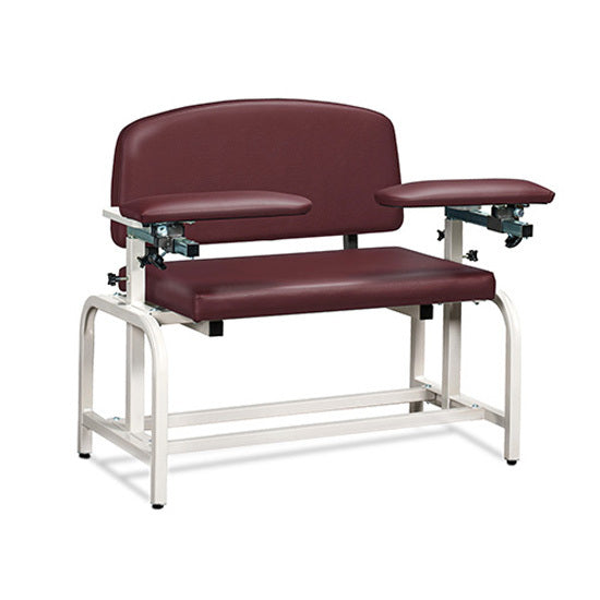 Clinton 66000 Lab X Series, Extra-Wide, Blood Drawing Chair with Padded Arms