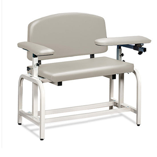 Clinton 66000-S Lab X Series, Extra-Wide, Blood Drawing Chair with One Padded Flip Arm