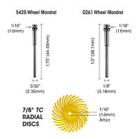 Dedeco 1252 Sunburst 7/8 TC Discs Peach 6 Micron (A/O) 48/Bx