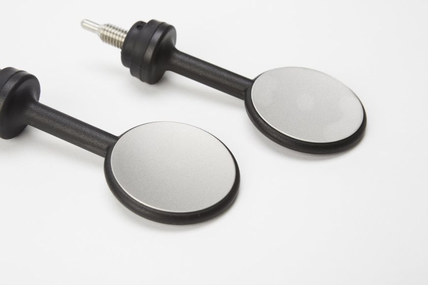 Zoll Medical 8000-0277-05 Over Molded Internal Electrode Paddles, 1.6" (4.0 Cm) Dia. By 4.5" (11.4 Cm) Short Pair, Pediatric