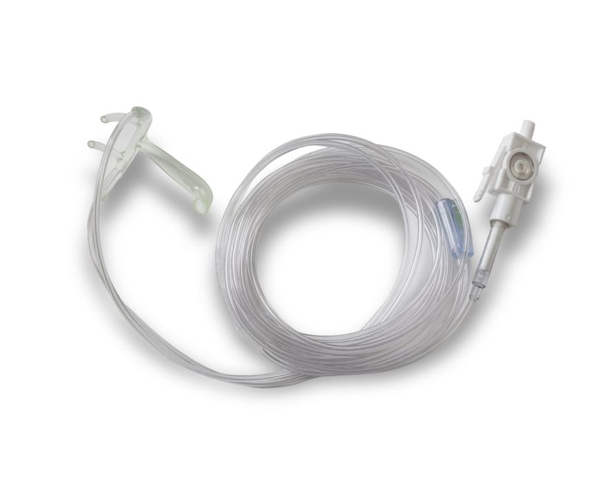 Zoll Medical 8000-0354 Sidestream - Oral/Nasal Co2 Sampling Cannula, Adult (10 Per Box)