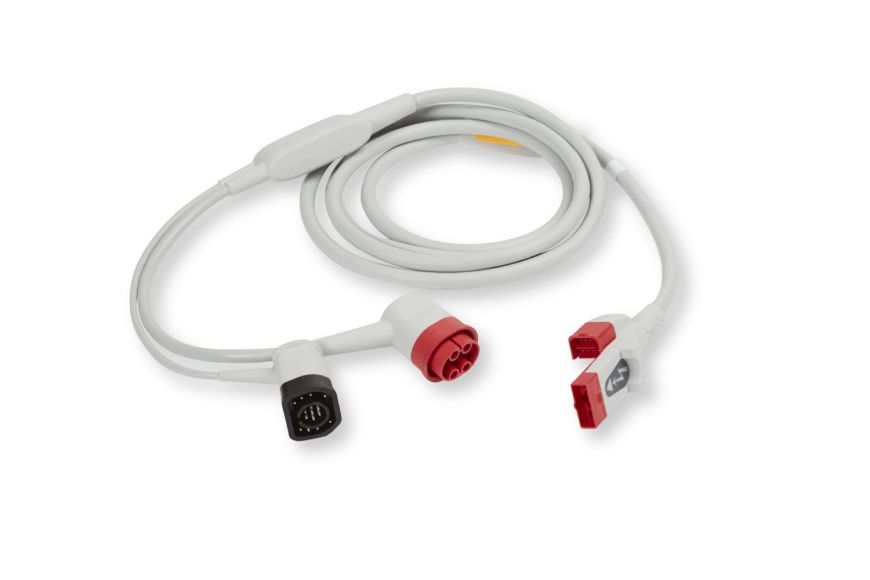 Zoll Medical 8009-0750 Onestep™ Pacing Cable, 100-240V 50Hz, (Supports Real CPR Help And Onestep™ Pacing)