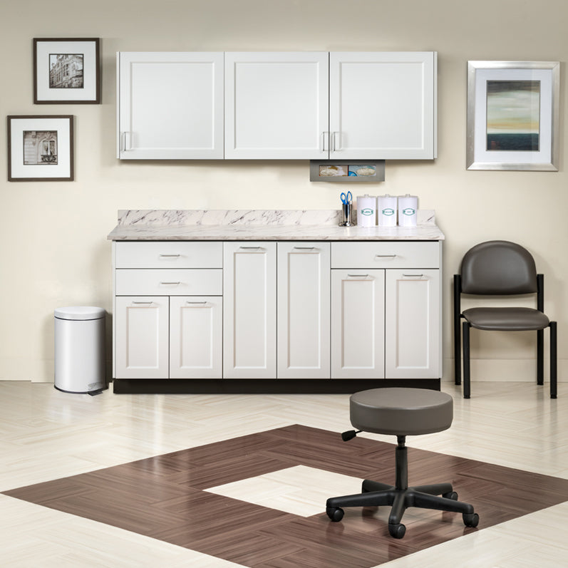 Clinton 8672-MW Ready Room My Way, 72" Fashion Finish Cabinetry Suite