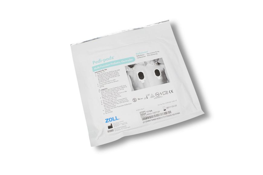 Zoll Medical 8900-1005-01 Pedi-Padz® Radiolucent Solid Gel Electrode, 6/Case