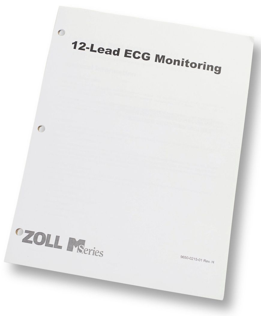 Zoll Medical 9650-0215-01 12-Lead Ecg Operator'S Guide Insert