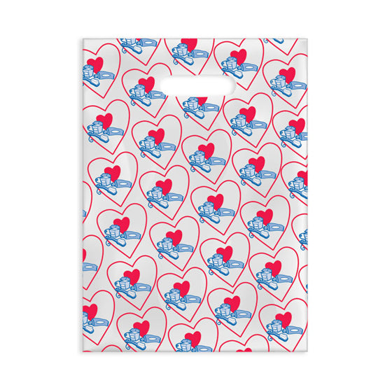 Sherman Specialty 98C Hearts with Brush Scatter Bag, 100 Per Pack