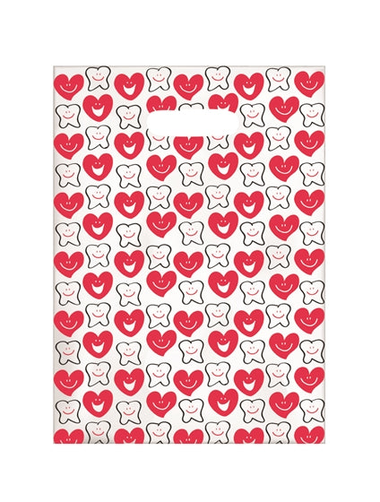 Sherman Specialty 98ZF SCATTER BAG SMILY HEART TEETH, Scatter Bag Smily Heart Teeth