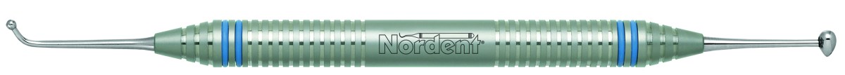 Nordent CEBR26-29 #26 Large Ball - #29 Football Burnisher With Duralite® Colorrings™ Handle