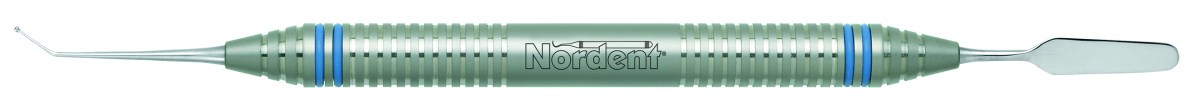 Nordent CECHP4 Calcium Hydroxide Placement Instrument #4 With Spatula And Duralite® Colorrings™ Handle