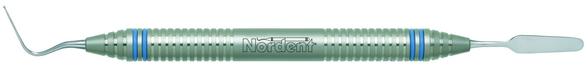 Nordent CECHP5 Calcium Hydroxide Placement Instrument #5 With Spatula And Duralite® Colorrings™ Handle