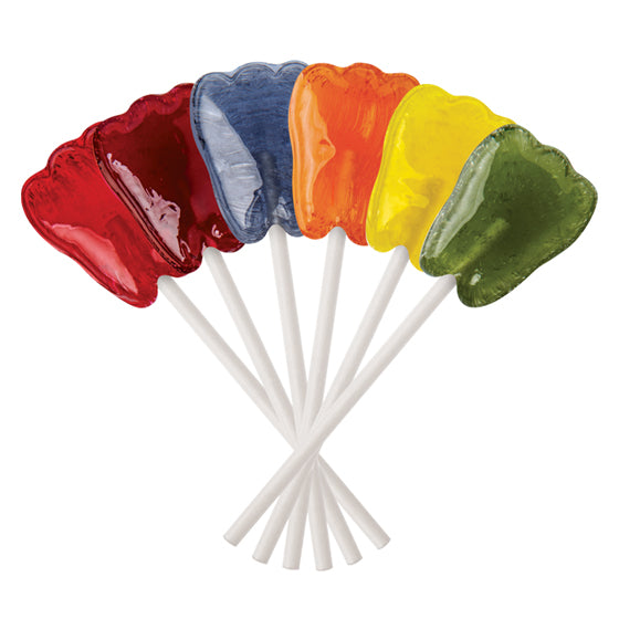 Sherman Specialty DJC08 Dr. John's Sweet Originals Classic Fruit Tooth Shaped Pops (Sugar Free), 150 Per Pack