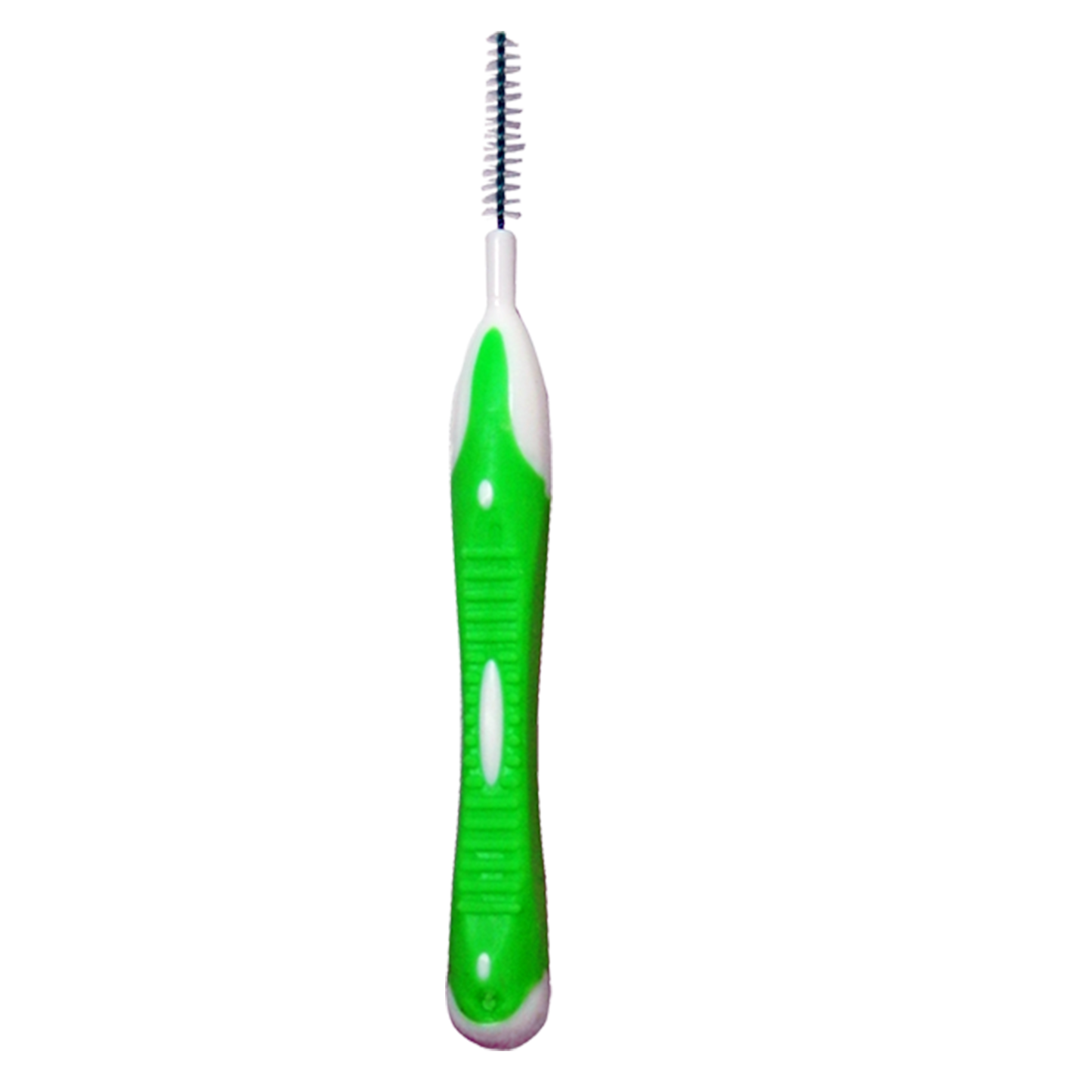 Oraline ORA20045 Interproximal Tight Cylinder Interdental Brush - 0.2mm Lime Green Precision Dental Cleaner (72/Case)