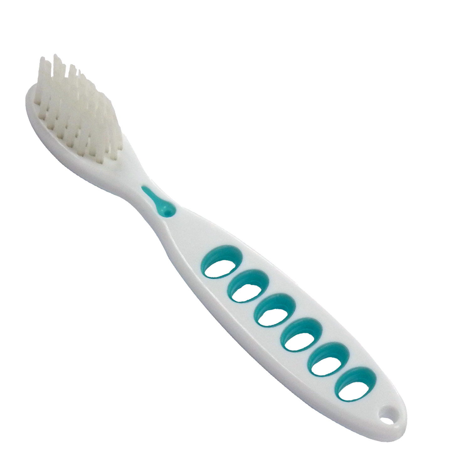 Oraline ORA90036 OraBrite Flexible Crossover Maximum Security Toothbrush - 4 Inch Anti-Tamper Compact Head Institutional Toothbrush (144/Case)