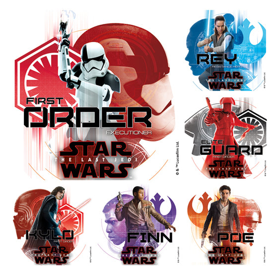 Sherman Specialty PS660 Star Wars VIII The Last Jedi, 100 Per Roll