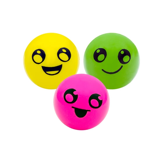 Sherman Specialty S37 32mm Funny Face Superball Assortment, 100 Per Pack