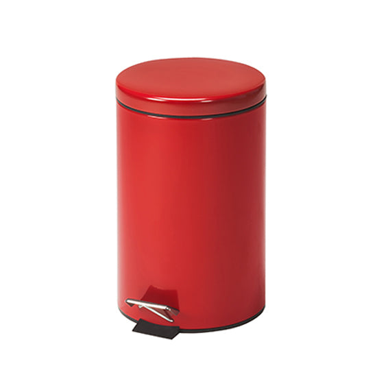 Clinton TR-13R Small Round Red Waste Receptacle