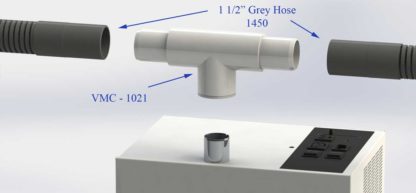 Vaniman VMC-1021 Dust Collector T Adaptor for 1.5³ Hoses