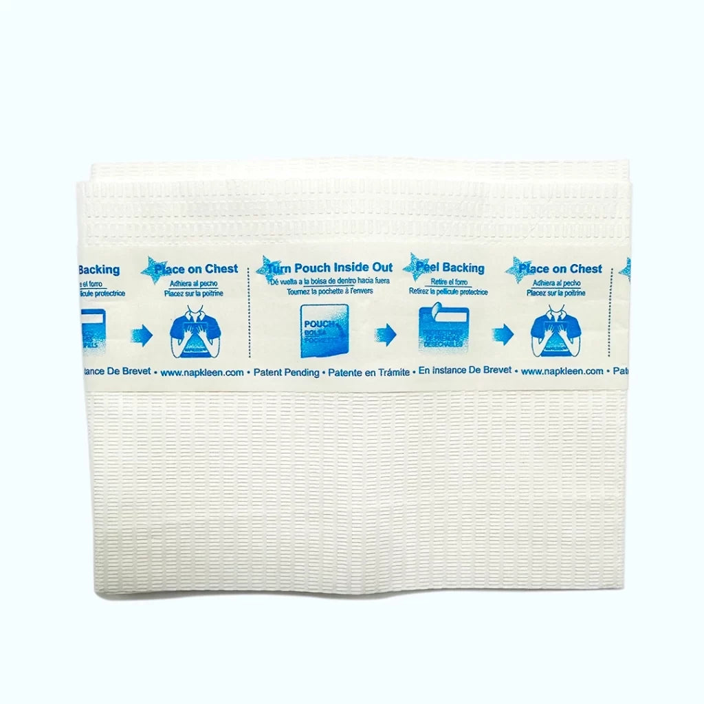 Sunshine Health Products Disposable Dental Bibs Professional Teeth Whitening Patient Protection Bibs