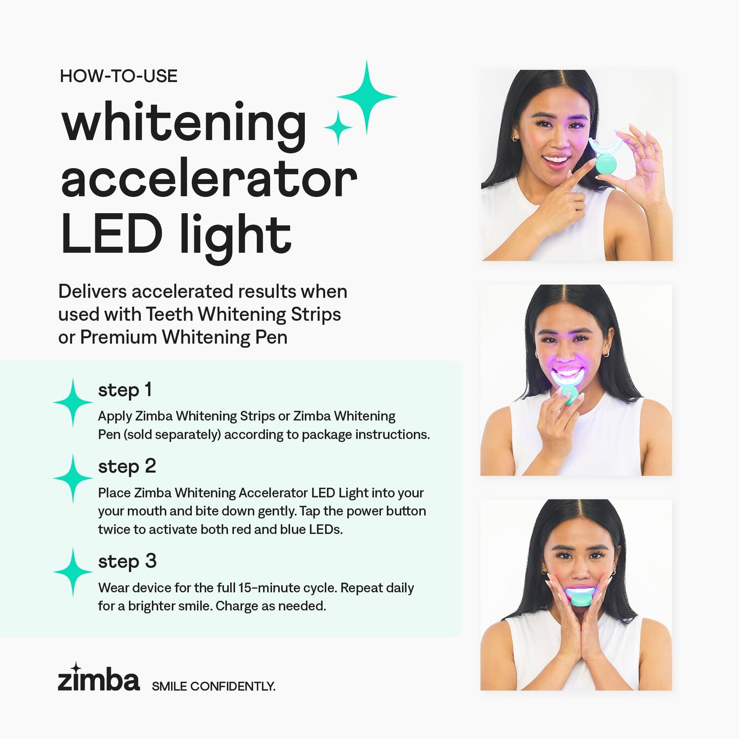 Zimba ZLT00-4001-WH Whitening Accelerator LED Light