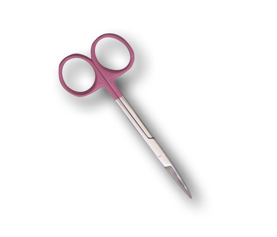 EMI 724 Colormed Iris Scissors Straight 4 1/2" (Pink)