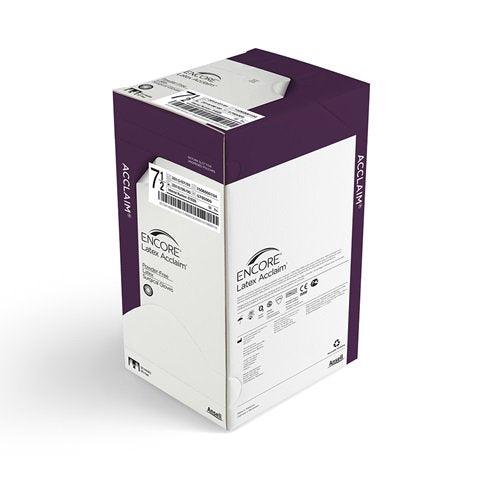 Bosma 71-57950 Encore Latex Acclaim Surgical Gloves 5.5 – Sterile Powder-Free Latex Gloves, 50 Pairs/Box, 4 Boxes/Case