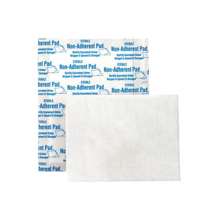 First Aid Only 3-605 3"x4" Non-Adherent Pads, 10/box
