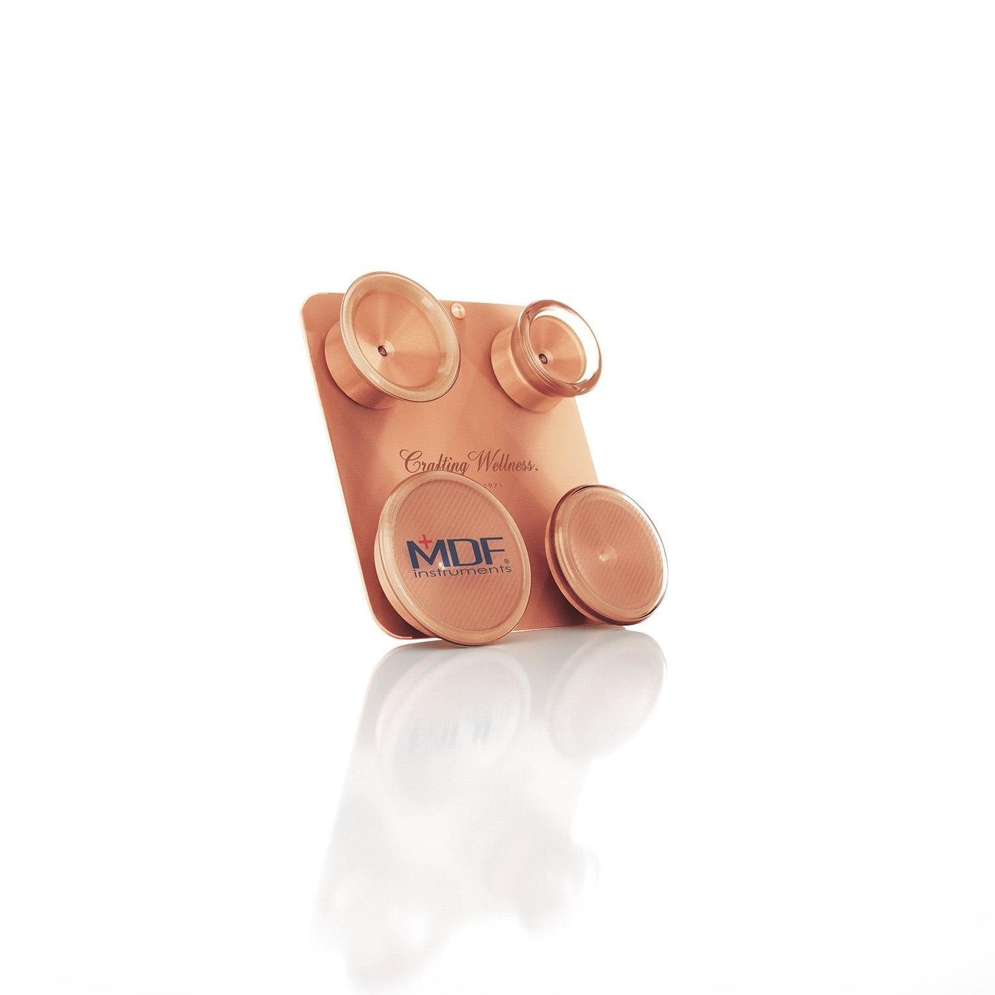 MDF Instruments 2700490T-171 Pediatric and Infant Neonatal Stethoscope Bell and Diaphragm Attachment - MDF® ProCardial® Titanium Stethoscope Rose Gold