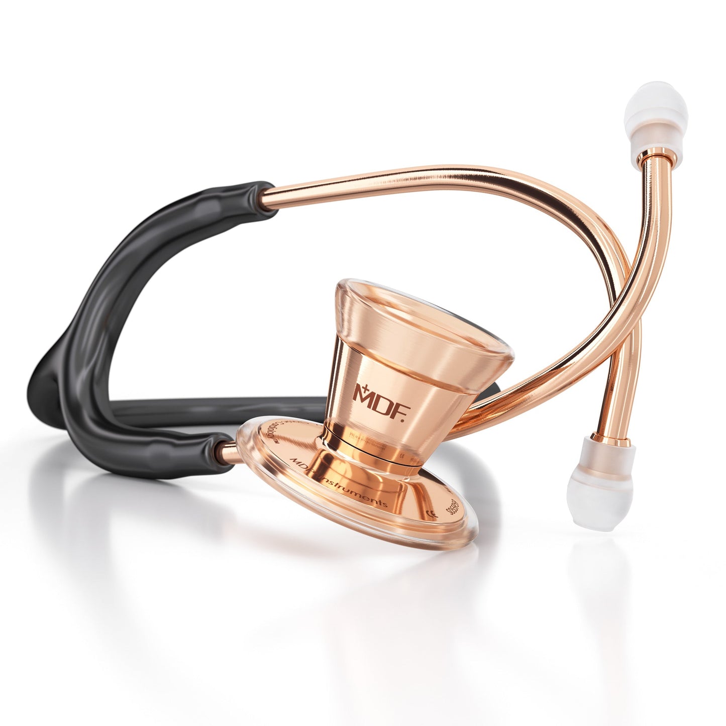 MDF Instruments MDF797RG11 ProCardial® Stainless Steel Cardiology Stethoscope - Black/Rose Gold