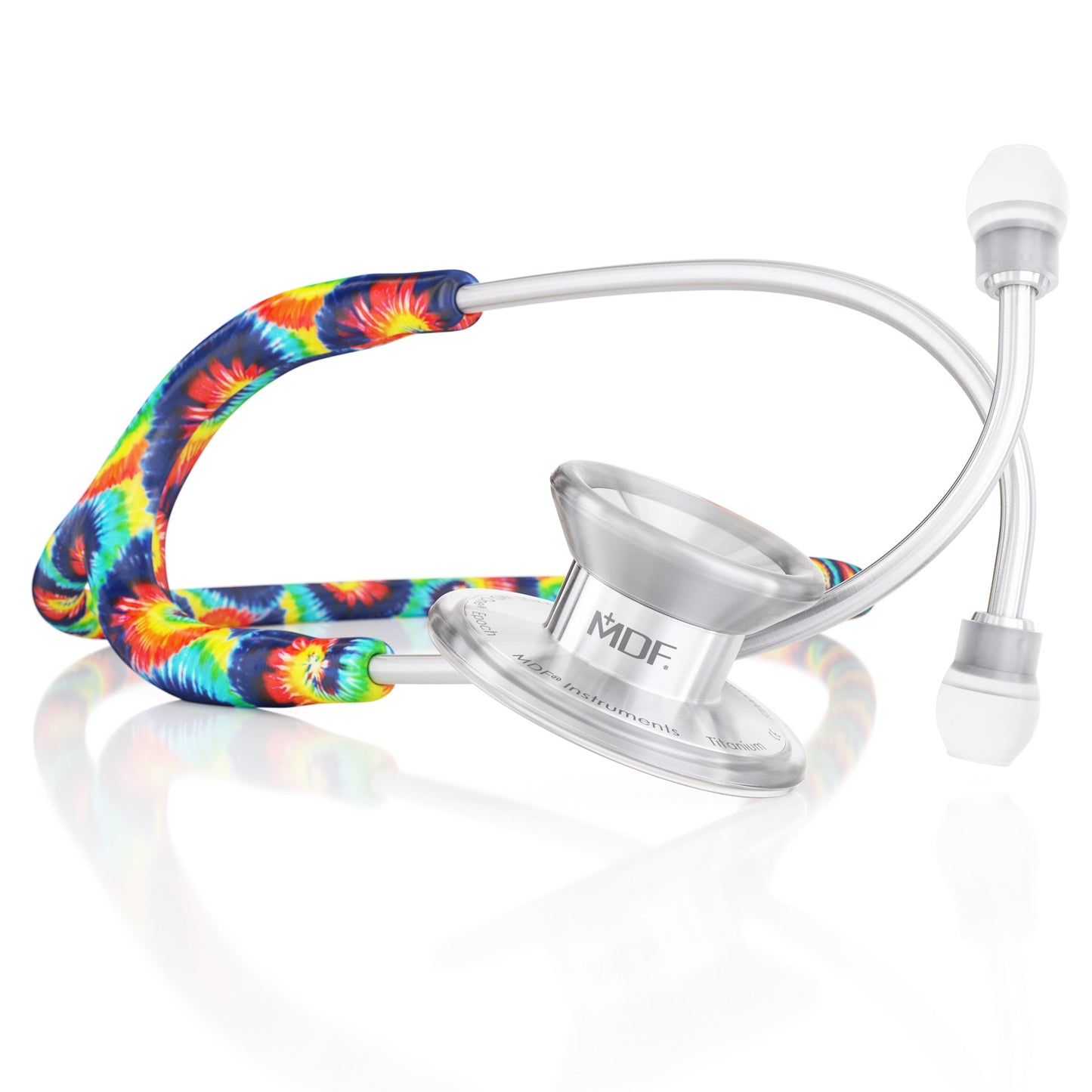 MDF Instruments MDF777TTD MD One® Epoch® Titanium Adult Stethoscope - Tie Dye