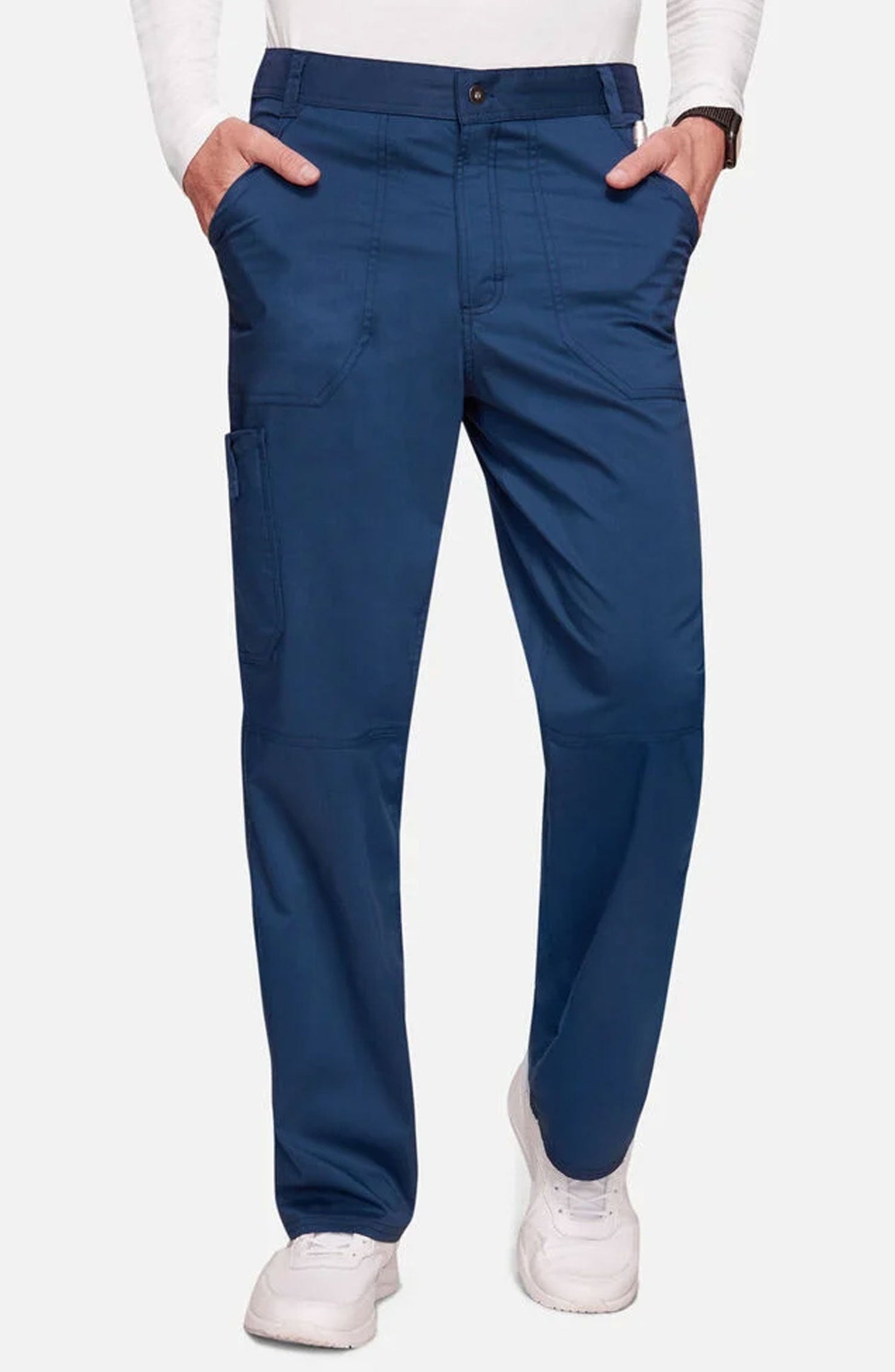 MDF Instruments CK-WW140T-NAV-2XLT Cherokee Workwear Revolution Men's Cargo Scrub Pants - Navy, 2XLT