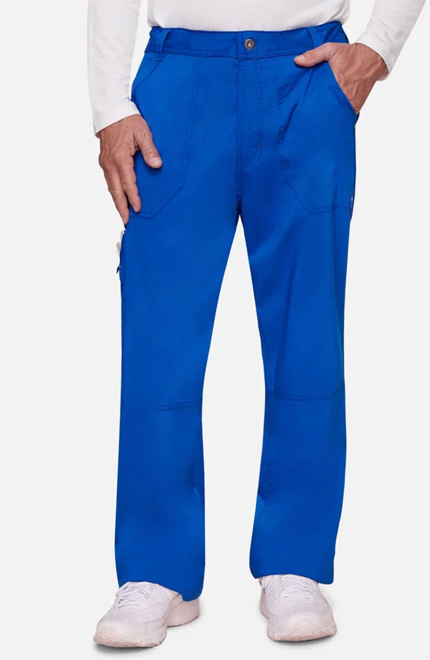 MDF Instruments CK-WW140S-ROY-LS Cherokee Workwear Revolution Men's Cargo Scrub Pants - Royal Blue, LS