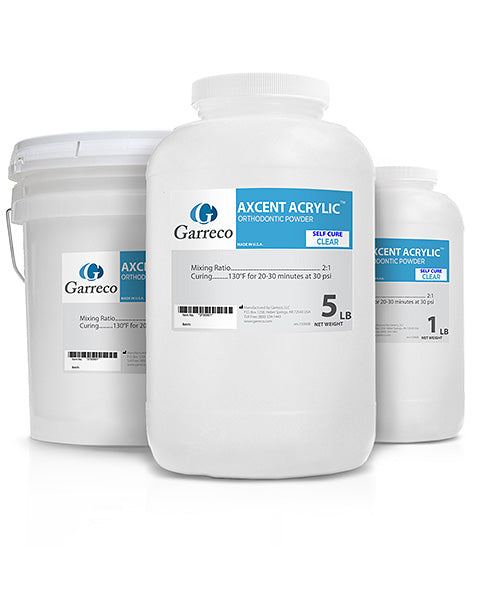 Garreco 3760105S ORTHO ACR PDR CLEAR SC (5# EACH)