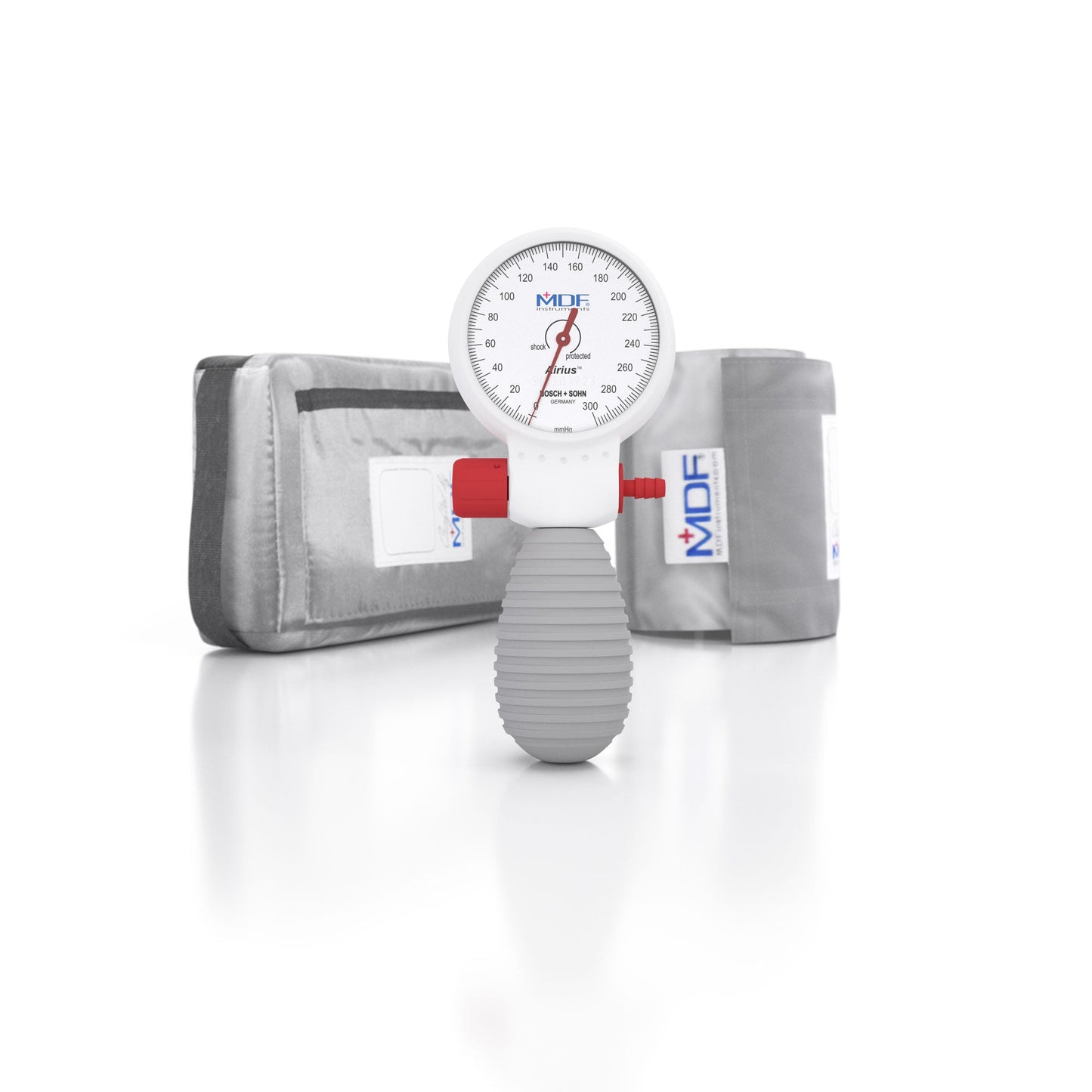 MDF Instruments MDF848AR12 Airius® Palm Aneroid Sphygmomanometer - Grey